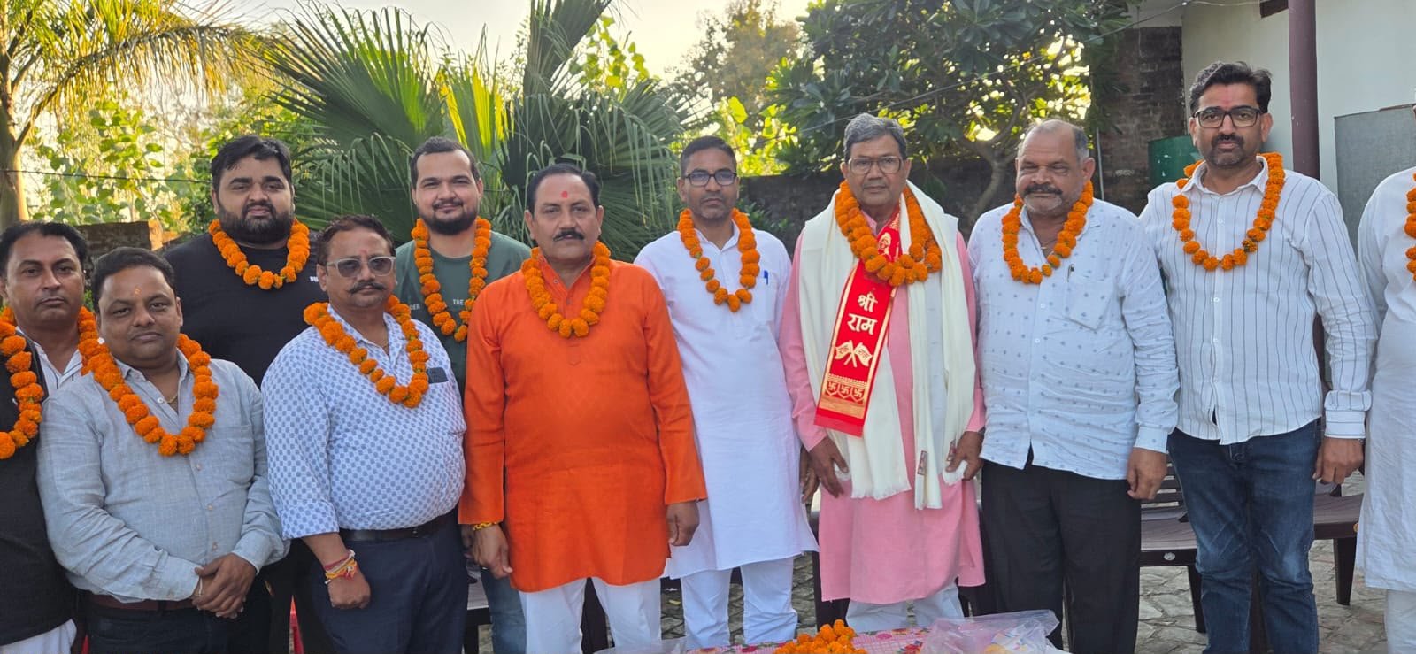 भाजपा किसान मोर्चा के प्रदेश उपाध्यक्ष का गिलाड़ी में फूलमालाओं से भव्य स्वागत
